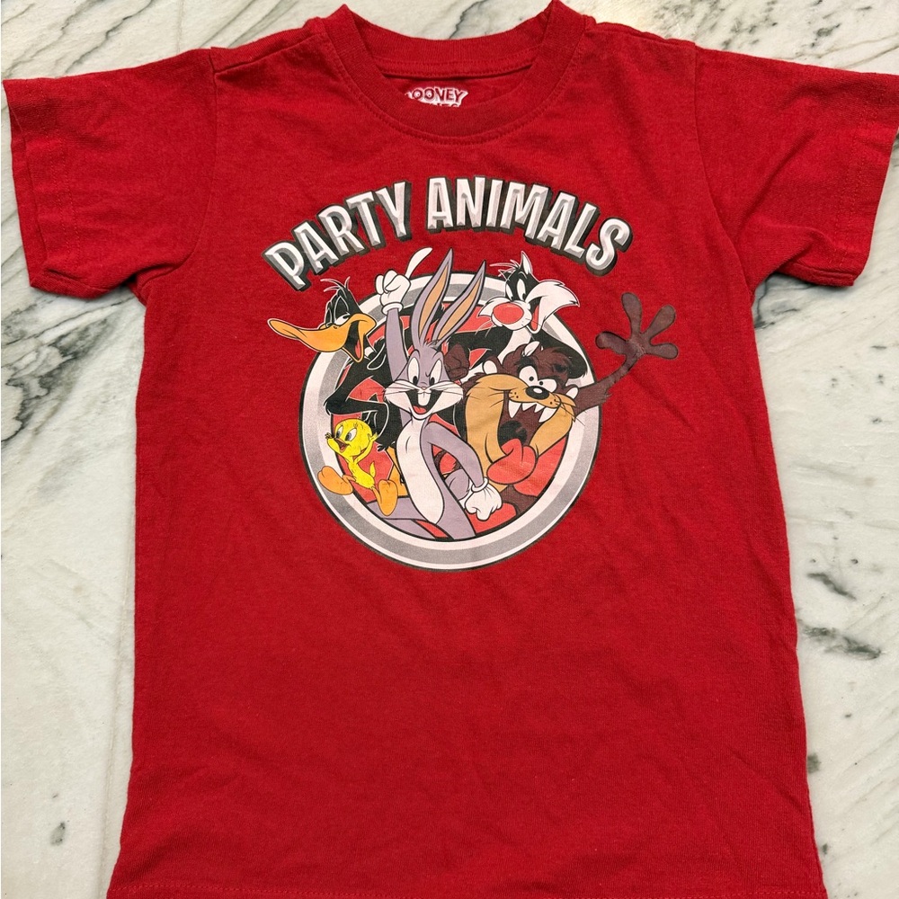 Warner Bros. Party Animals Red Kids T-Shirt